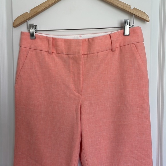 Talbots Women’s Hampshire Ankle Pants Tangerine Peach 6 - Picture 2 of 7